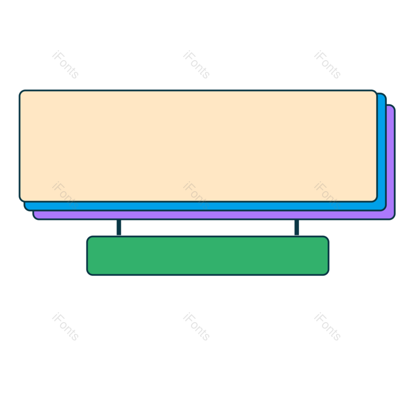 边框图片,卡通元素,简约PNG,文本框免抠素材